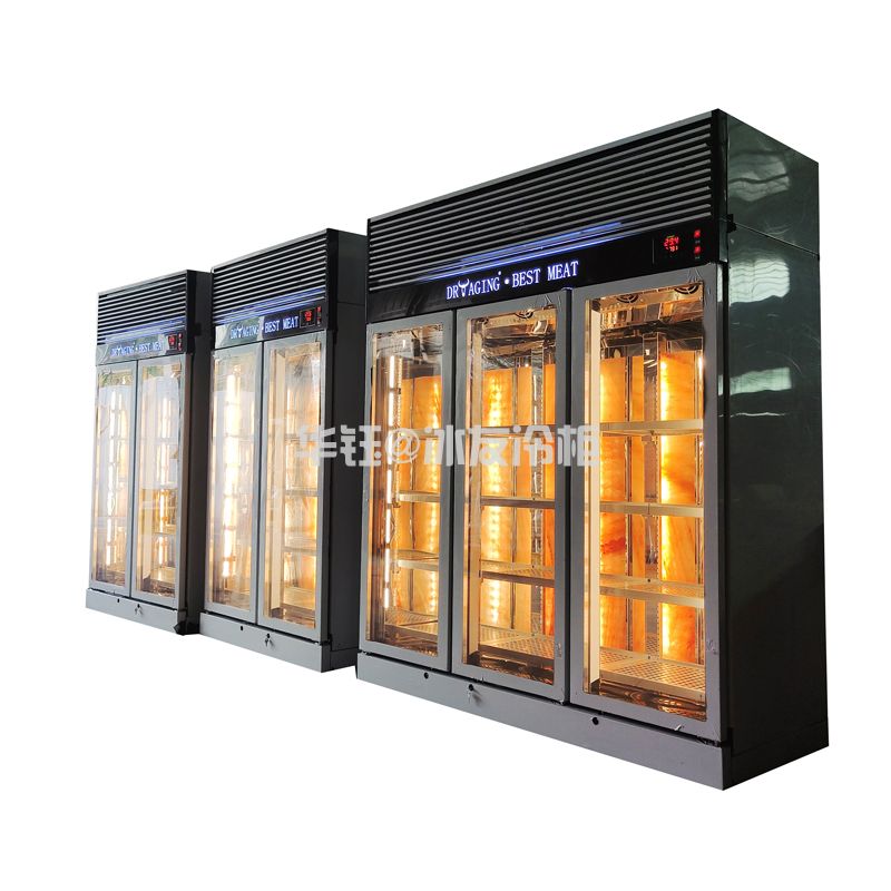 冰友带盐砖干式熟成柜高端牛肉展示柜牛扒熟成柜牛排熟成柜干式熟成柜定制厂家
