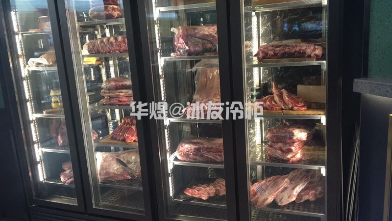 高档古铜色四门牛肉排酸成柜柜干式熟成牛排柜熟成牛肉展示柜(图10)