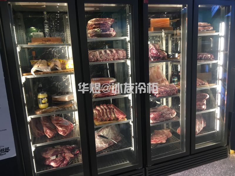 高档古铜色双门牛肉排酸成柜柜干式熟成牛排柜熟成牛肉展示柜(图8)