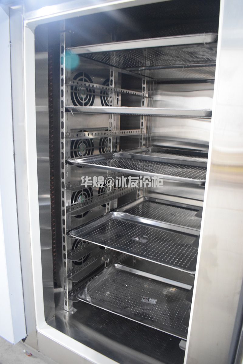 冰友定制款单门22盘速冻柜商用风冷食品速冻冷冻柜急冻冰箱(图12)