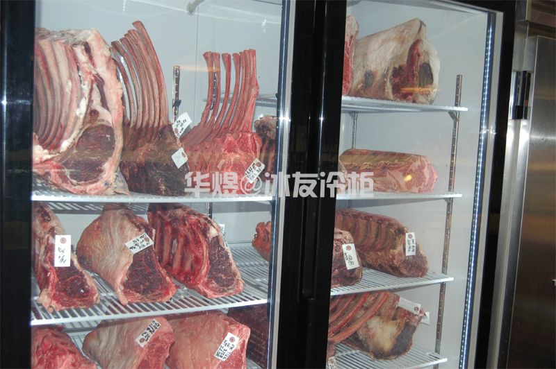 冰友双门不锈钢干式熟成柜牛肉排酸熟成冷柜牛肉保鲜冷藏展示柜(图14)