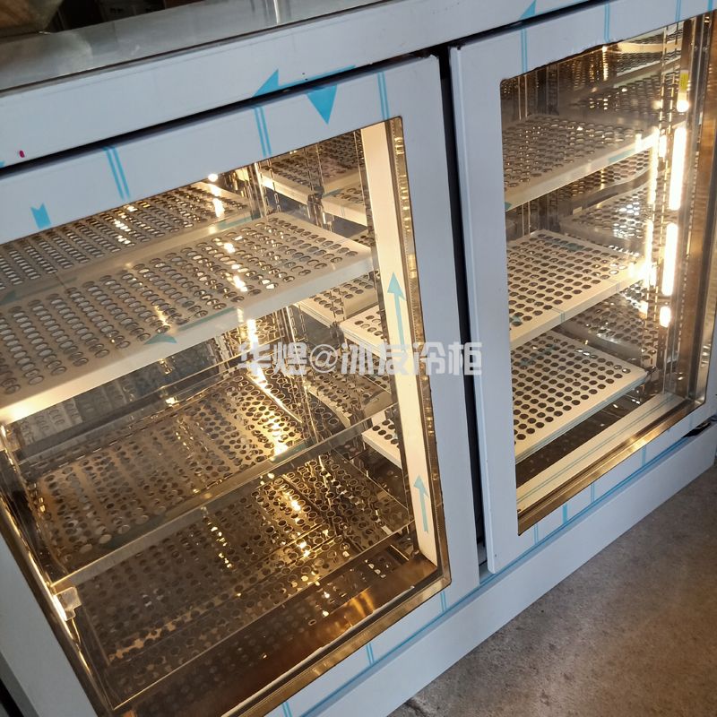 分体式无指纹玫瑰金组合酒店柜高端酒柜展示柜(图6)