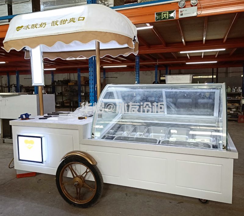 2.4米欧式冰淇淋雪糕车移动冰淇淋车冰淇淋售卖车冰激凌车定制 (图9)