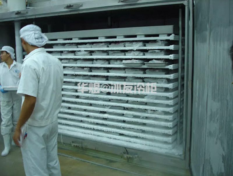 单门10层平板速冻柜平板冻结机低温速冻机冷柜(图8)