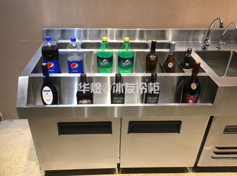 定制不锈钢扎酒柜调酒柜操作台不锈钢酒柜操作台(图8)