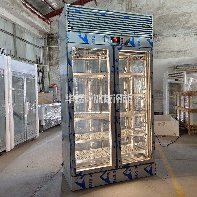 高身双门双通和牛展示冷柜湿式排酸牛肉柜牛肉冷鲜柜(图3)